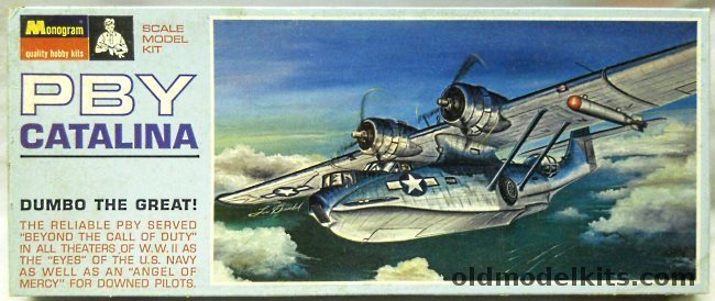 Monogram 1/104 Consolidated PBY-5A Catalina Dumbo the Great - Blue Box Issue, PA197-130 plastic model kit